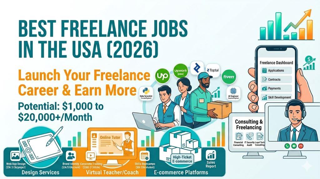 Best Freelance Jobs in the USA (2026)