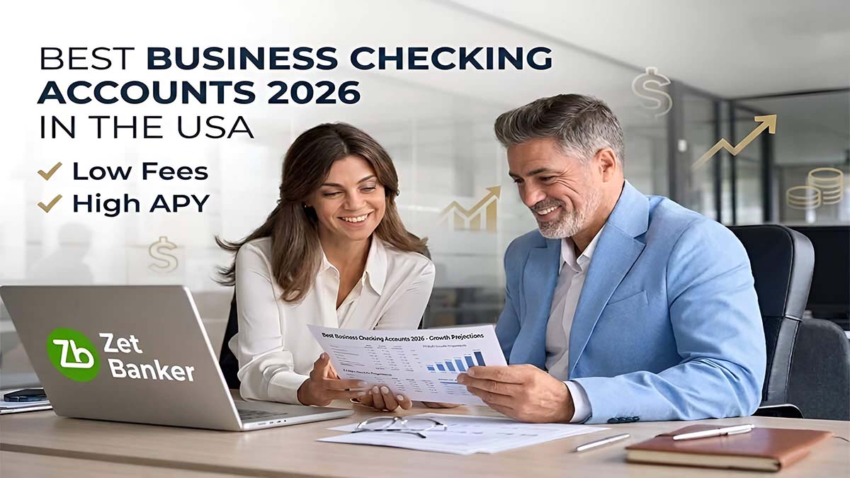 Best Business Checking Accounts 2026 in the USA (Low Fees & High APY)