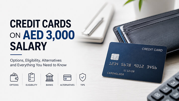 Best Credit Cards in UAE for AED 3,000 Salary