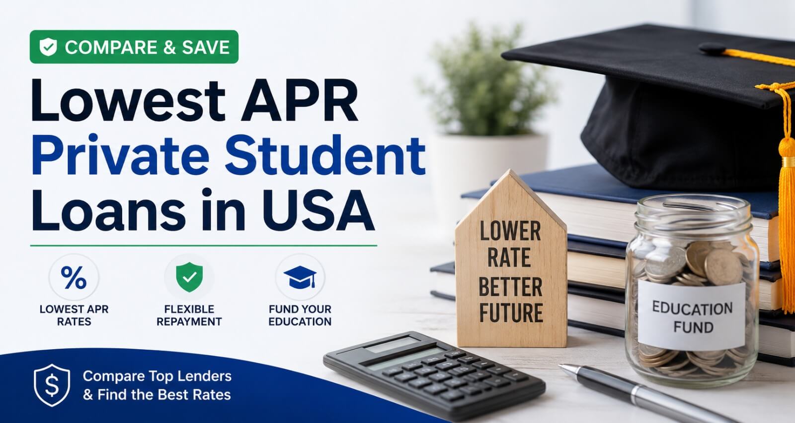 Lowest APR Private Student Loans in USA for 2026