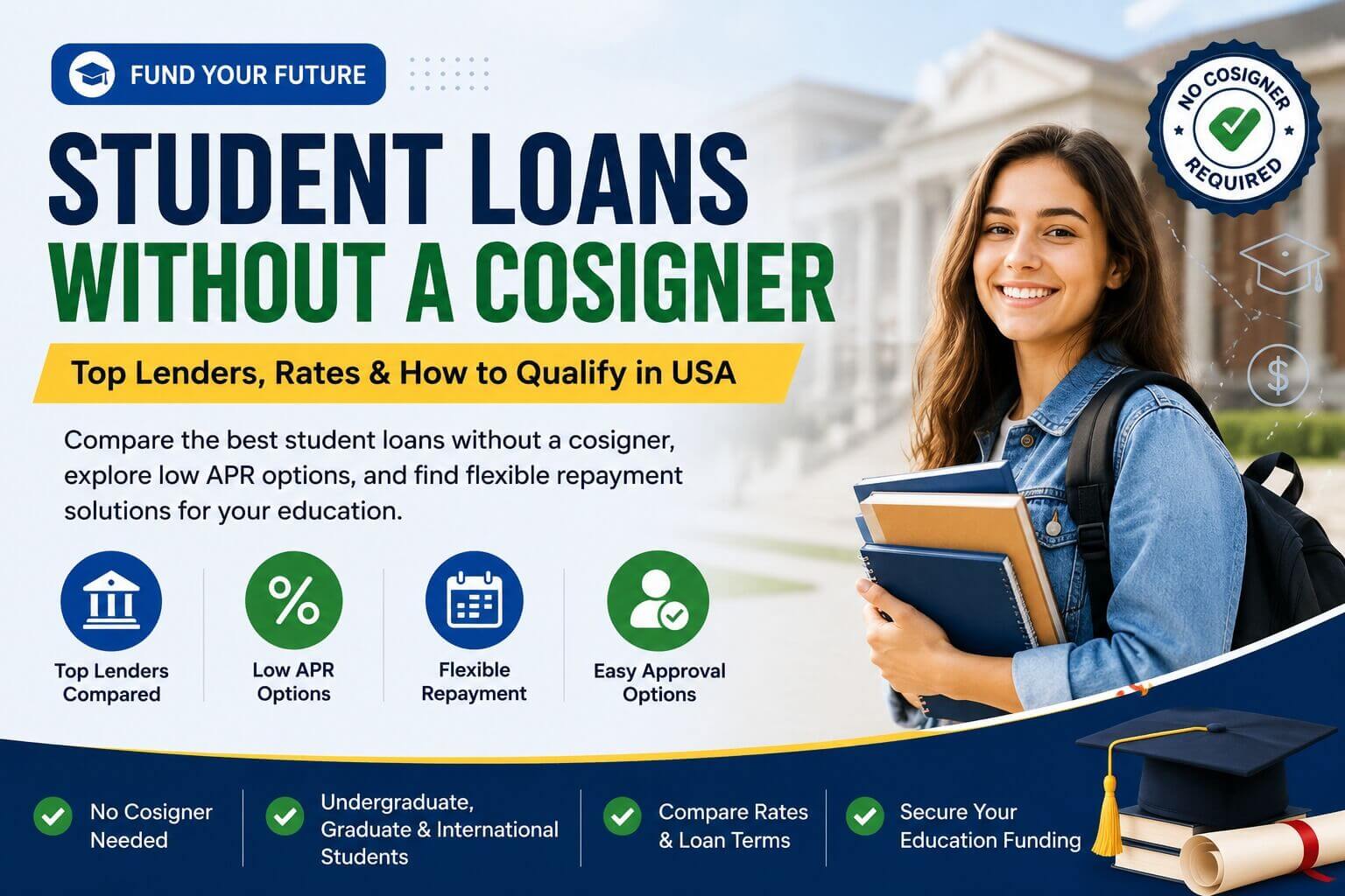 Best Student Loans Without a Cosigner in USA for 2026