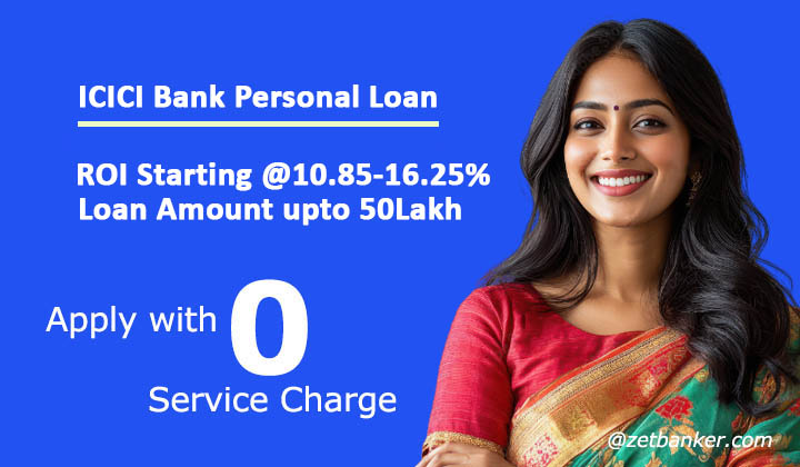 Apply Online for ICICI Bank Personal Loan with Low Interest